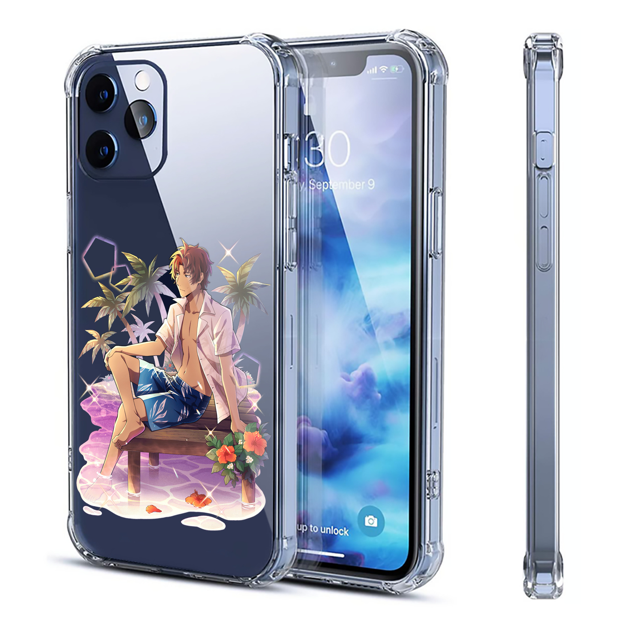 （画像用） 文豪ストレイドッグス Bungo Stray Dogs 【iPhone 12シリーズ対応】透明スマホケース（クリアソフトケース）